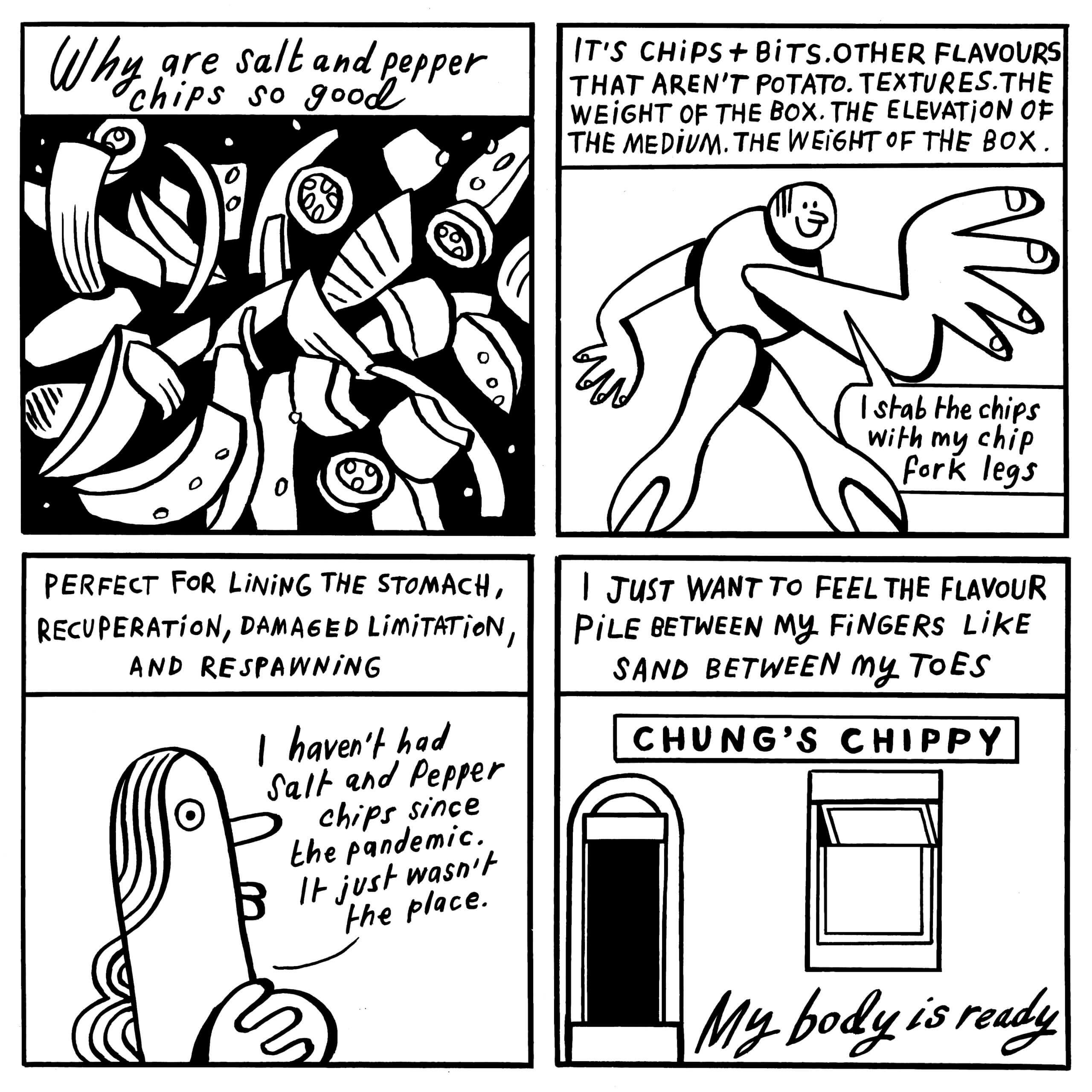 David Bailey's Chung's Chippy comic strip